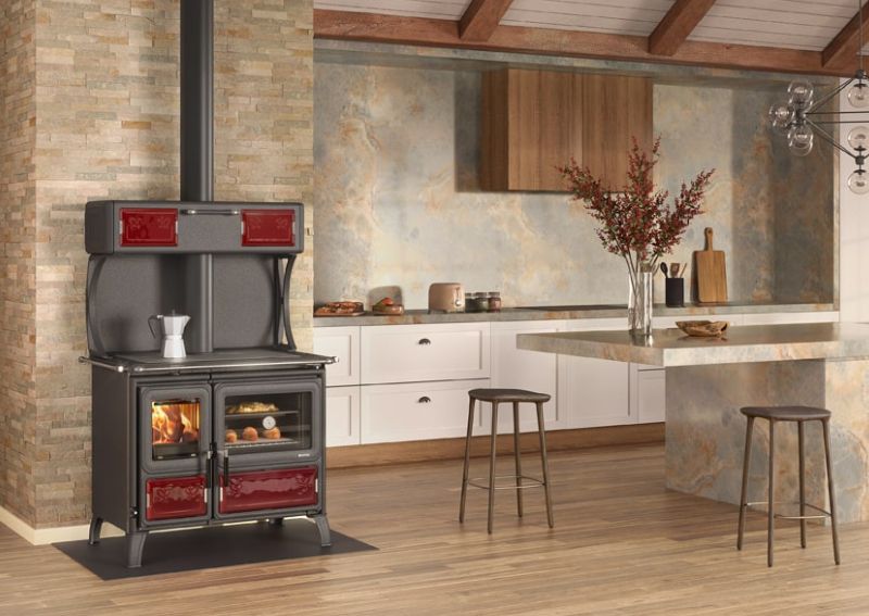 Italian wood cooker stove